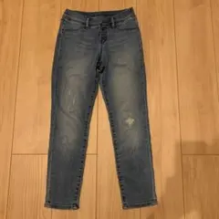 UNIQLO 130 ダメージデニムパンツ