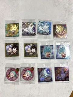 ドラゴンボール超戦士シールウエハース超絶感謝の10周年12枚まとめ売り10thR