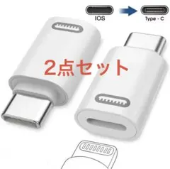 2個セット Lightning ライトニングから Type-C 変換アダプター