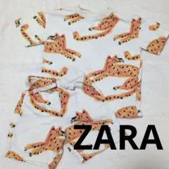 【ZARA】キッズ チーター柄 セットアップ 92cm　BOY