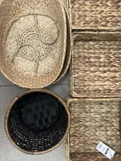 ニトリ　IKEAバスケット6個セット