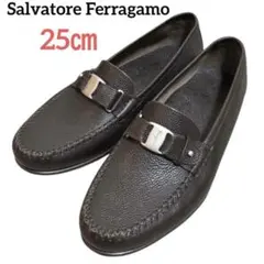 未使用級✨Salvatore Ferragamo ローファーブラウン7EE25㎝