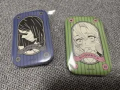 鬼滅の刃 スクエア 缶バッジ スタンド付き 第1弾 甘露寺蜜璃 伊黒小芭内