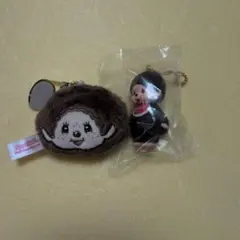 モンチッチぬいぐるみスマホチャーム＆マスコットキーチェーン