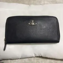 vivian westwood エナメルレザー ブラック 長財布