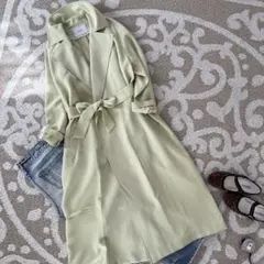 美品☆FRAMeWORKスプリングコート フレームワークオーバーサイズ