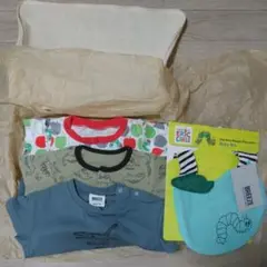 BREEZE ロンパース、前掛け・ベビー服セット