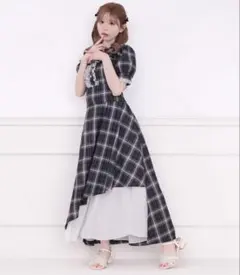 【SET着用可能】アシメロングスカート