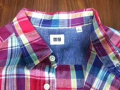 お安く!⭕️ユニクロ 七分袖シャツ◎メンズ◎サイズ L