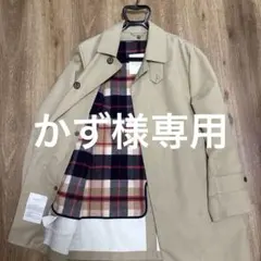 美品 マッキントッシュフィロソフィー フーデッド ステンカラーコート 2WAY マッキントッシュフィロソフィー フーデッドコート 撥水 ダブル 36