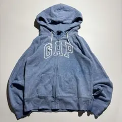 ぷ*ぃ様 00s GAP logo zipup sweat hoodie par