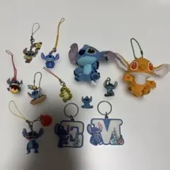 スティッチ マスコット　ストラップ　セット