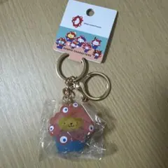 サンリオ　ミャクミャク　クリアキーホルダー　ポムポムプリン