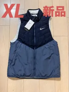 NIKE ランニングウェア ベスト 新品 アウター ナイキ XL ネイビー