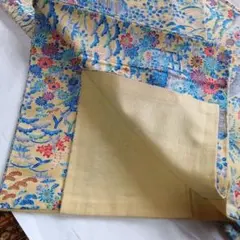 小紋 着物 菊 紅葉 籠目文様 クリーム色 - メルカリ
