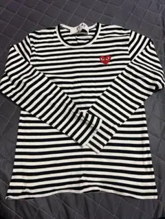 COMME des GARCONS ストライプ 長袖Tシャツ S - メルカリ