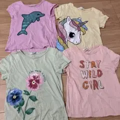 H&M Tシャツ4枚セット120 - 130