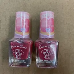 新品　MY MELODY ネイルカラー 2本セットのサムネイル