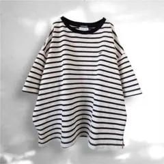【別注】LACOSTE カノコ ボーダー Tシャツのサムネイル