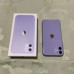 Apple iPhone 11パープル 箱付き