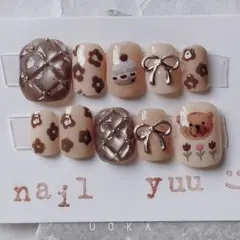 〈ベリーショート16468⚠️〉キルティングネイル