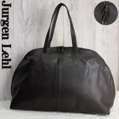 美品♡A4♡JURGEN LEHL ヨーガンレール ウッドハンドル トートバッグ