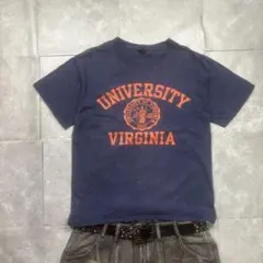 Y2K archive 短丈カレッジフェードTシャツストリートc-boy L