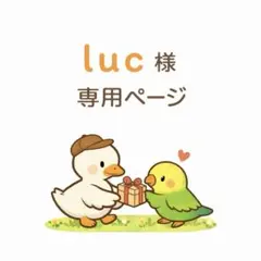 luc 様専用ページ