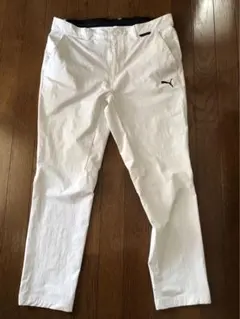 PUMA ゴルフ用ホワイトパンツ Lサイズ