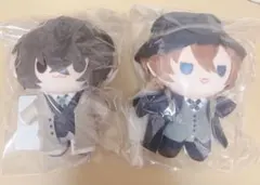 文スト 太宰治 中原中也 文豪ストレイドッグス ぬいぐるみ 缶バッジ