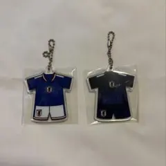 日本代表サッカー　ユニフォーム　アクリルキーホルダー