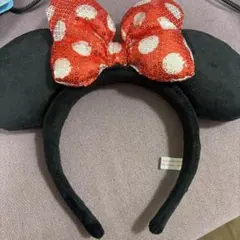 ミニーマウス カチューシャ スパンコール