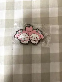 ちいかわ×サンリオキャラクターズなかよしラバーマスコット　ちいかわ×マイメロディ