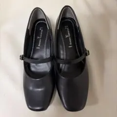 【未使用】Romeo Valentino ブラック パンプス