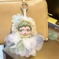 スカルパンダ 着せ替え POPMART ドレス 花びら ぬい服 2点セット