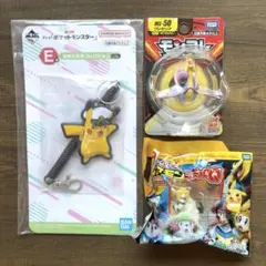 포켓몬 チョロQ 이치방쿠지 피카츄 モンコレ 3点セット