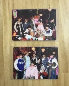 なにわ男子 集合　トレカ HARD WORK 通常盤　2枚セット