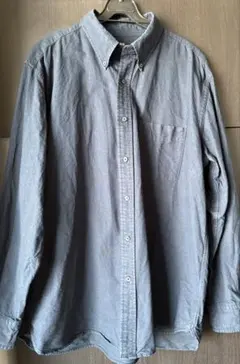 UNIQLO ボタンダウンシャツ アイボリー XL