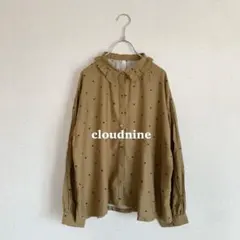 cloud nineクラウドナイン ドット柄 ブラウス