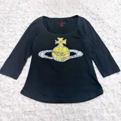 ✨美品✨ヴィヴィアンウエストウッド レッドレーベルオーブ刺繍ロンT黒