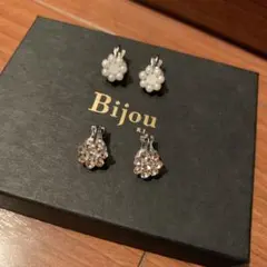 Bijou R.I イヤリング　ホワイト　クレオパトラフィグのサムネイル