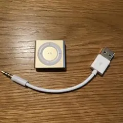 非純正充電器付きApple iPod shuffle 第4世代 ゴールドのサムネイル