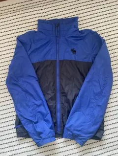 Abercrombie & Fitch ナイロンジャケット L 青/黒