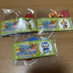 チョコエッグ　ポケモン　旅立ちの3匹　ナエトル　ヒコザル　ポッチャマ
