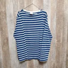 ユナイテッドアローズ 青白ボーダー ロンT　Lサイズ 長袖カットソー