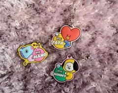 【BT21】TATA, MANG, CHIMMYキーホルダー3点セット