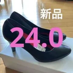 KiBERA パンプス ブラックのサムネイル