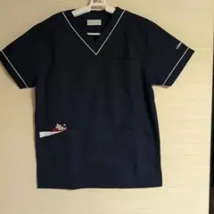 infirmière ハローキティ スクラブ トップス ネイビー