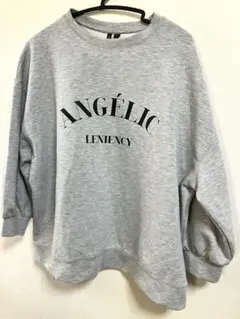 しまむら　hk works london LLサイズ　グレー系長袖トレーナーのサムネイル