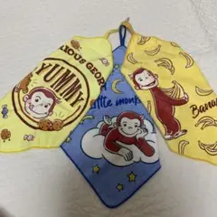 値下げ　おさるのジョージCurious George ループ付タオル 3枚セット